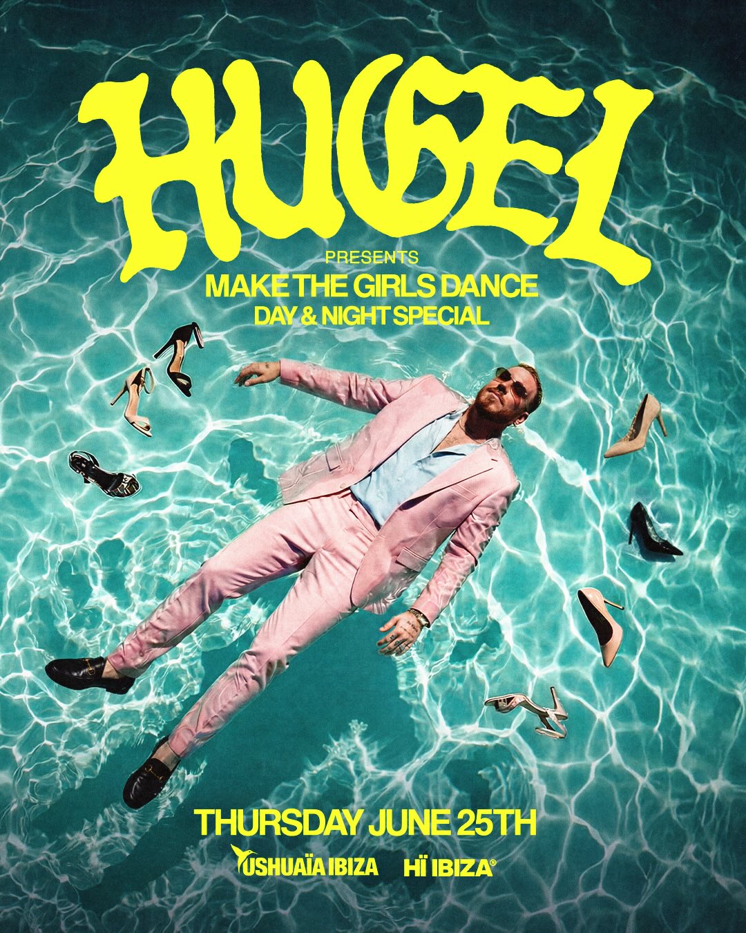 HUGEL 2026 live concert poster